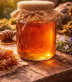 تصویر 3 از عسل کوهی طبیعی تهیه شده از شهد گل های طبیعی با عطر دلنشین و کیفیت تضمین شده